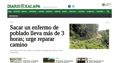Desktop Screenshot of diariodexalapa.com.mx