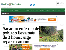 Tablet Screenshot of diariodexalapa.com.mx